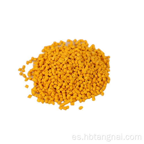 Polietileno amarillo color masterbatch